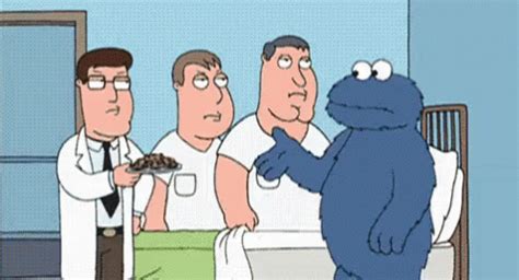 cookie monster family guy gif|cookie monster family guy meme.